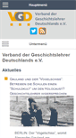 Mobile Screenshot of geschichtslehrerverband.de